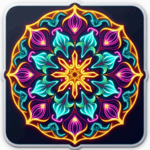 Mandalas & Rangoli - Sticker Sheet v21